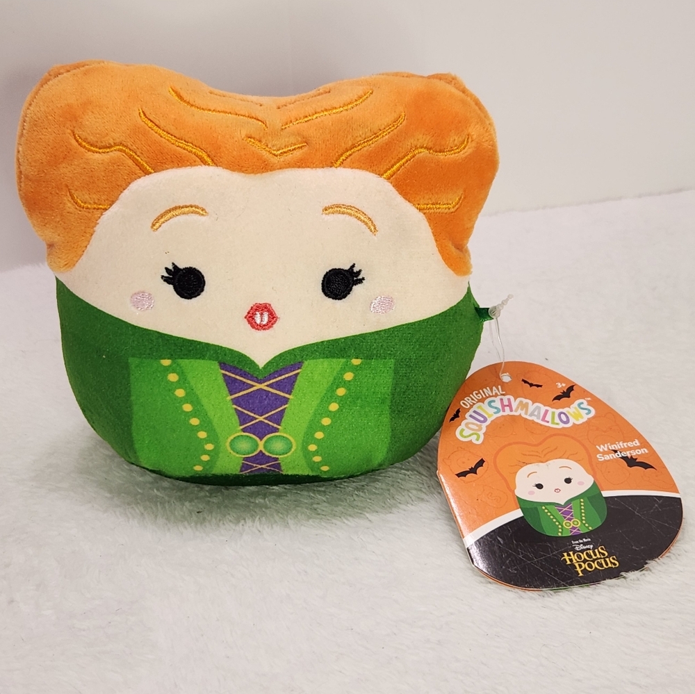 NWT Squishmallows 5" Disney's Hocus Pocus Winifred Sanderson Plush Kellytoy